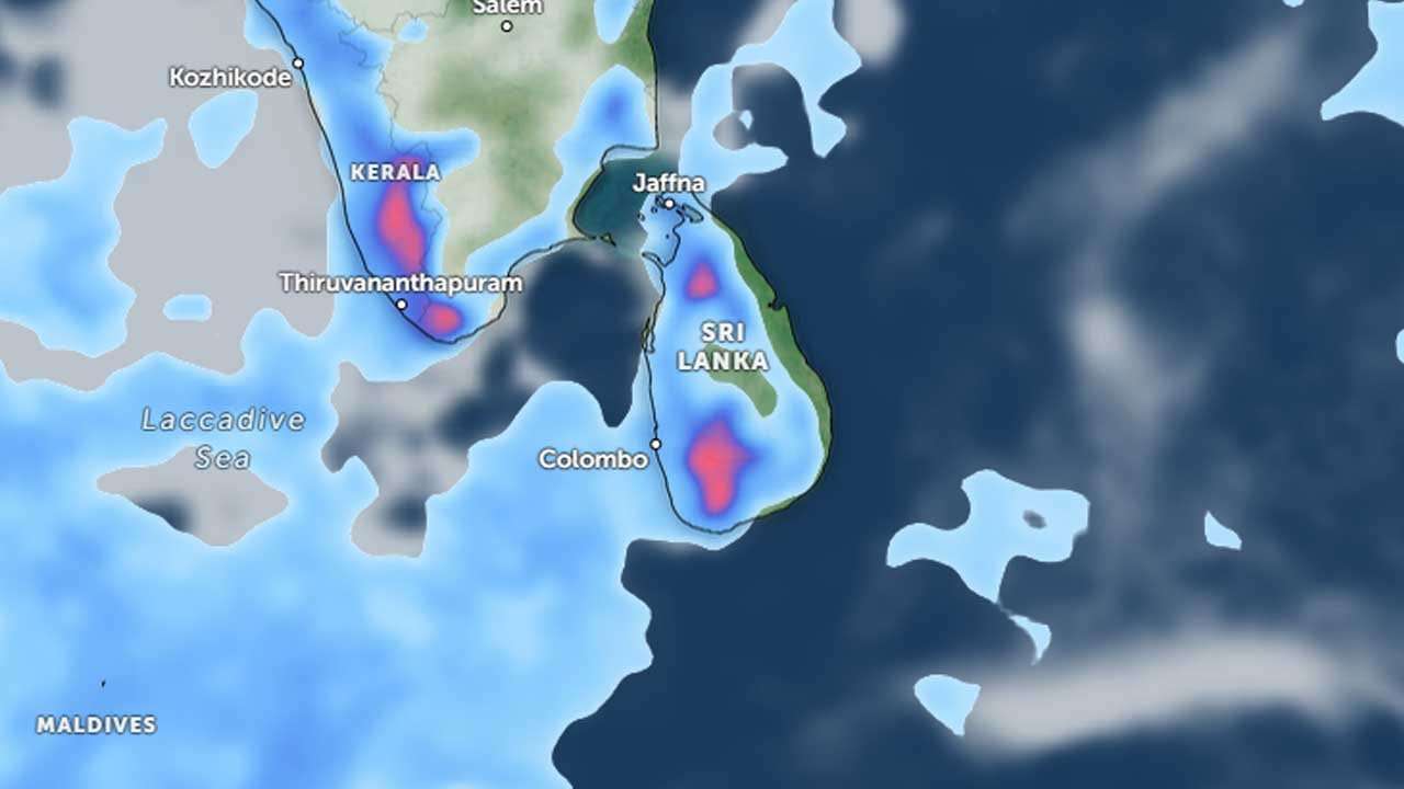 ප්රදේශ රැසකට අදත් ගිගුරුම් සහිත වැසි