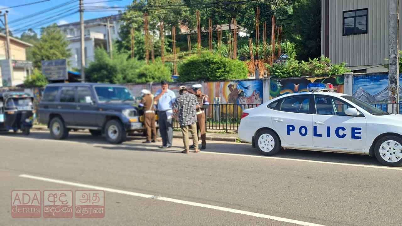 හදිසි මෝටර් රථ පරීක්ෂාවකදී වාහන 28ක් තාවකාලිකව ධාවනයෙන් ඉවතට