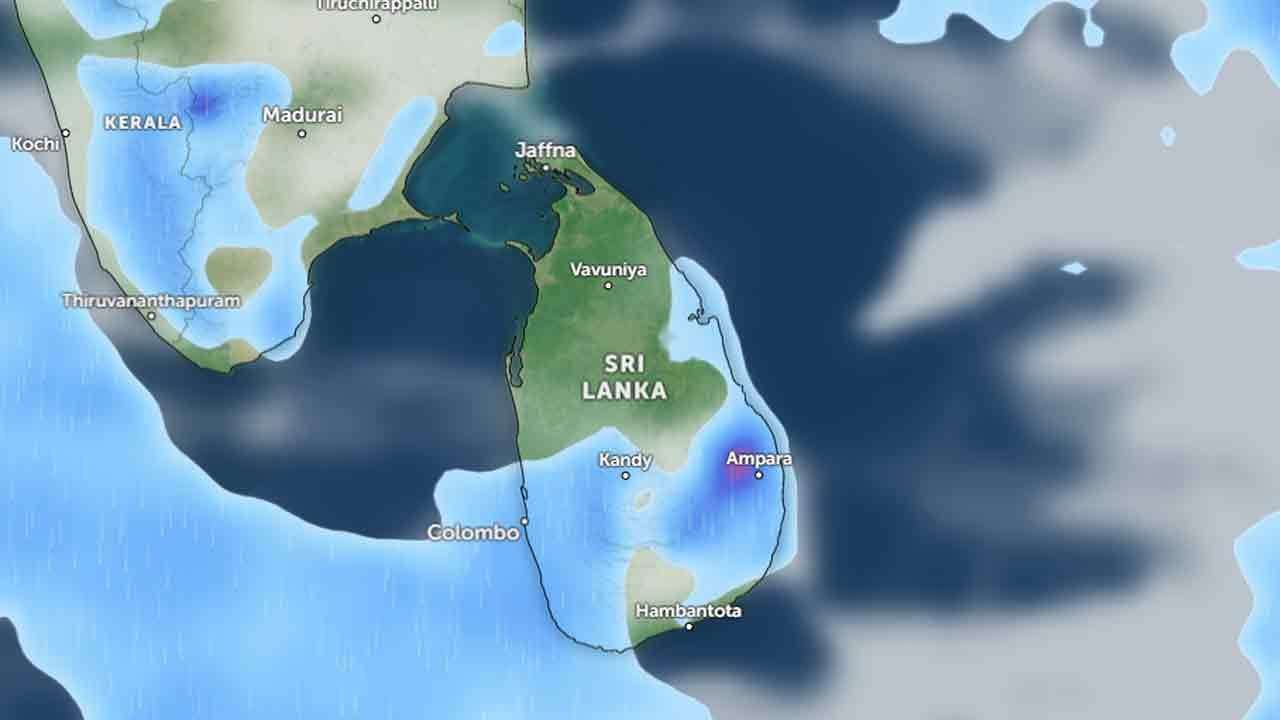 ඉදිරි දින කිහිපයේදී නිරිතදිග ප්රදේශවලට වැසි වැඩිවෙයි