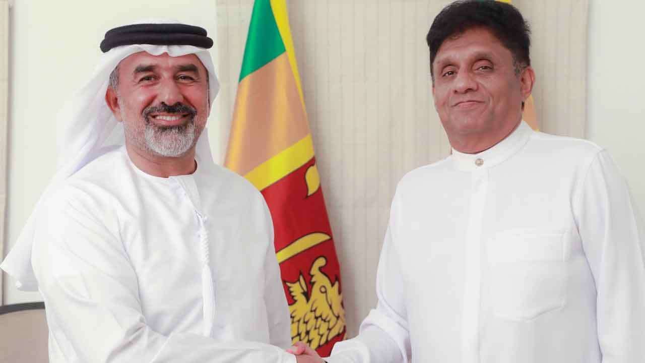 විපක්ෂ නායක සහ එක්සත් අරාබි එමීර් රාජ්යයේ තානාපති අතර හමුවක්