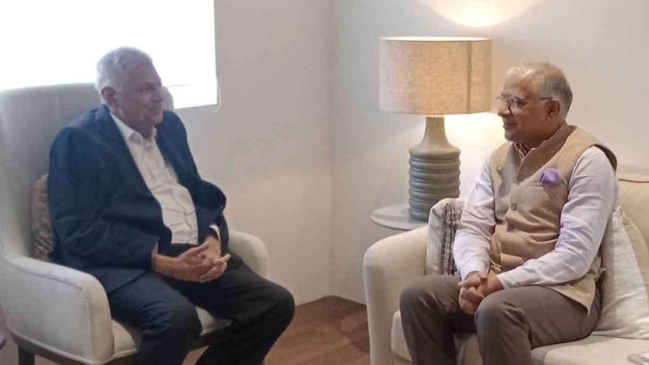 හිටපු ජනපති රනිල් සහ මෙරට ඉන්දීය මහ කොමසාරිස් අතර හමුවක්