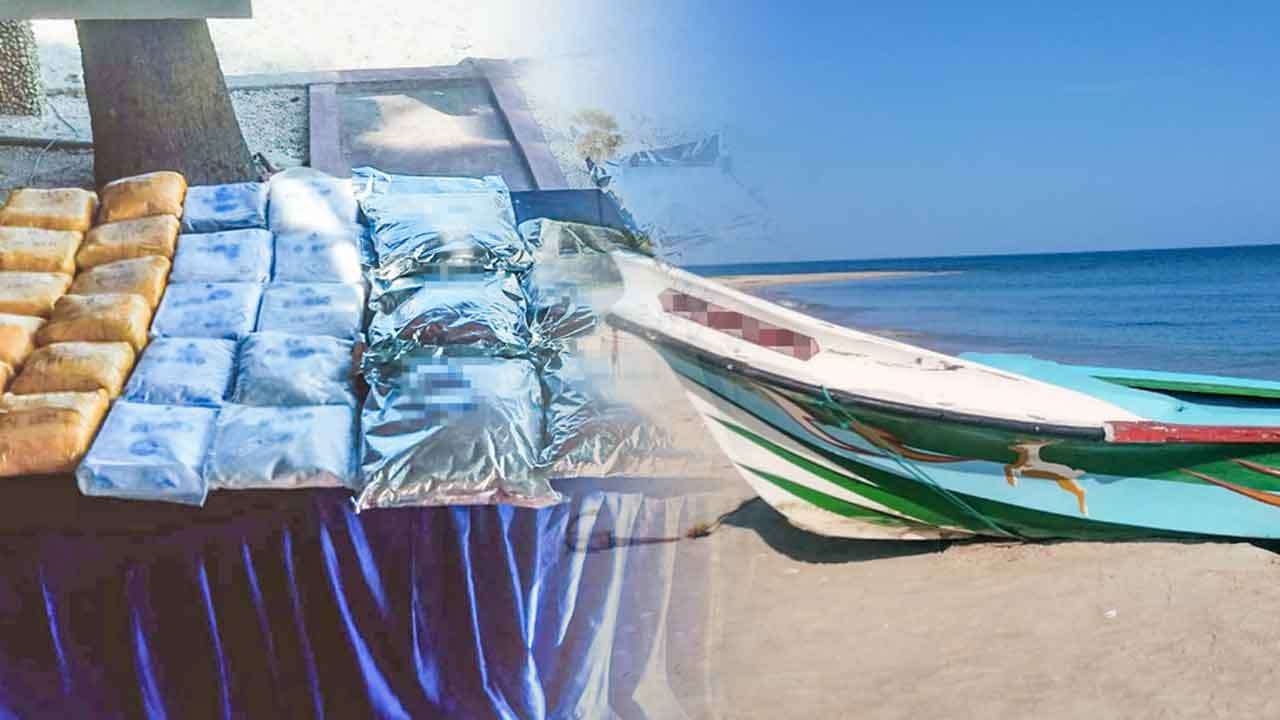 උතුරු වෙරළ තීරයේදී මත්ද්රව්ය තොගයක් සහිත යාත්රාවක් නාවික හමුදා භාරයට