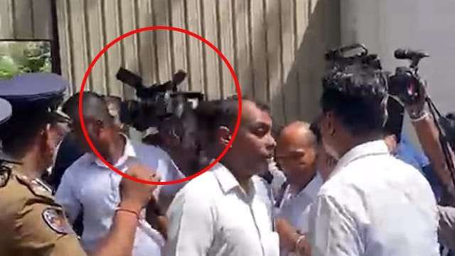 රනිල්ගේ ආරක්ෂකයෙකුගේ සිරසට පහරක්