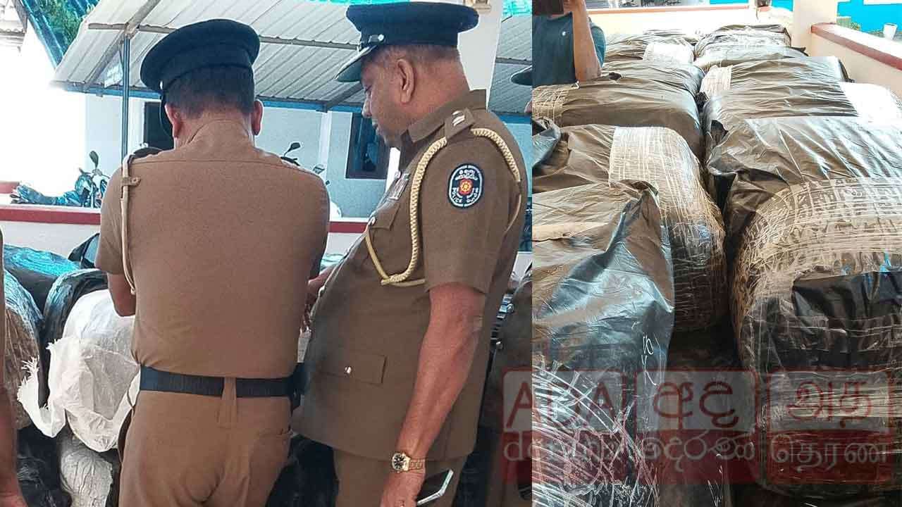 රු. කෝටි දෙකක බීඩි කොළ සමඟ සැකකරුවන් 5ක් අත්අඩංගුවට