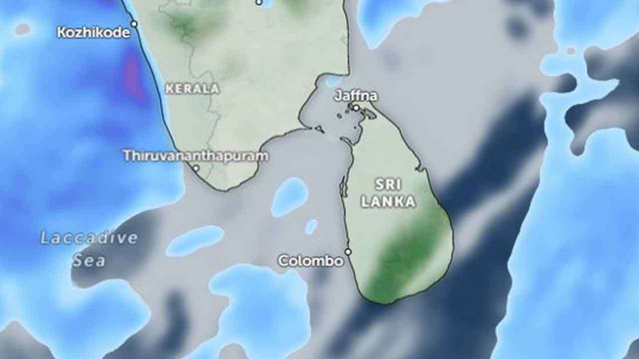 දිවයිනේ බොහෝ ප්රදේශවලට අදත් තද වැසි