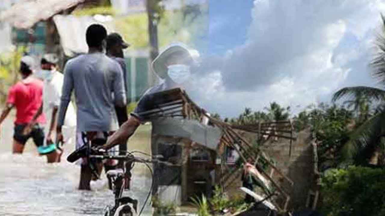 අයහපත් කාලගුණයෙන් දිස්ත්රික්ක 18ක පුද්ගලයින් 21,000කට බලපෑම්