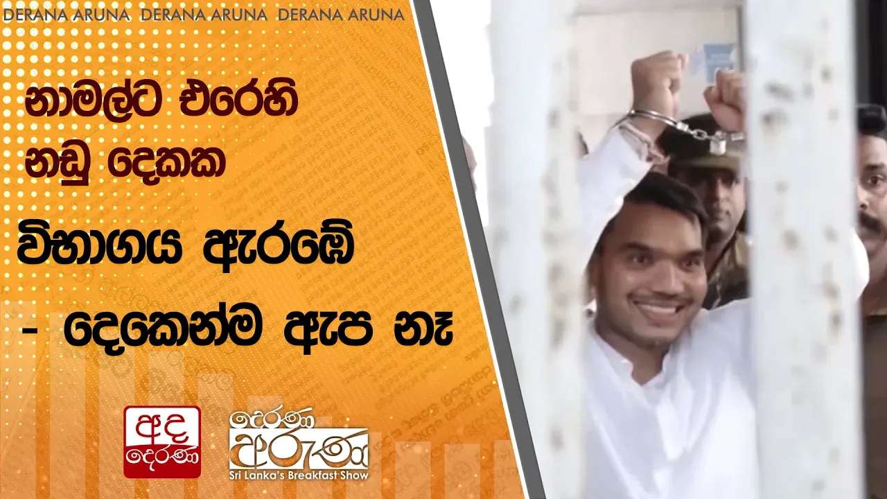 නාමල්ට එරෙහි නඩු දෙකක විභාගය ඇරඹේ - දෙකෙන්ම ඇප නෑ