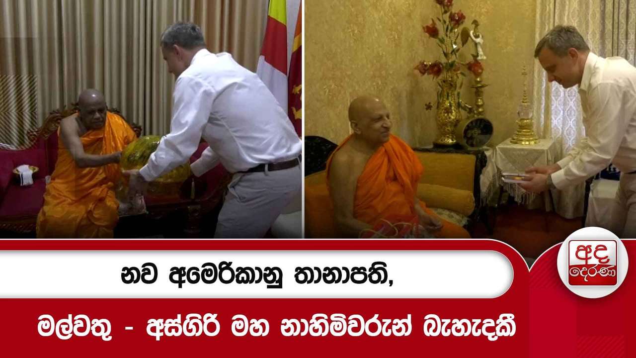 නව අමෙරිකානු තානාපති, මල්වතු - අස්ගිරි මහ නාහිමිවරුන් බැහැදකී
