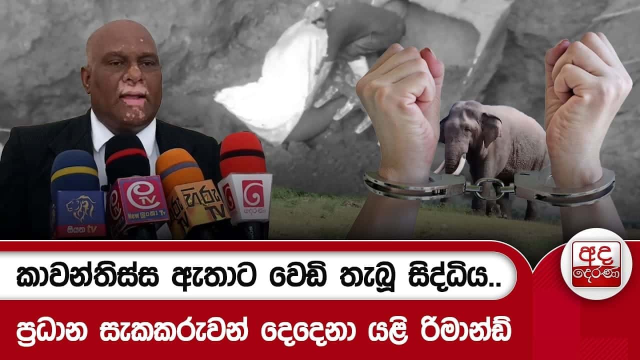 කාවන්තිස්ස ඇතාට වෙඩි තැබූ සිද්ධිය.. ප්රධාන සැකකරුවන් දෙදෙනා යළි රිමාන්ඩ්